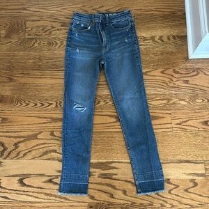 GAP Teen size 14 Sky High Skinny Ankle jeans